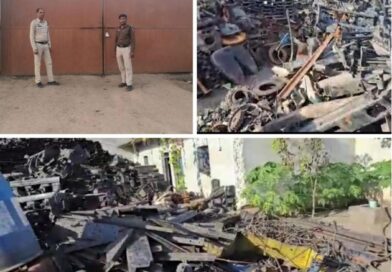 *कोरबा उरगा पुलिस ने बड़ी कार्यवाही करते हुए अवैध स्क्रैप यार्ड पर मारा छापा-लगभग 30 लाख का सामान किया जब्त*