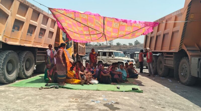 *नराईबोध के ग्रामीणों का हल्लाबोल, बुनियादी सुविधा हक और बसाहट सहित रोजगार की मांग को लेकर एसईसीएल गेवरा ओपन कोल परियोजन भठोरा फेस किया ठप*