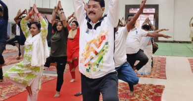 *अंतरराष्ट्रीय योग दिवस पर भाजपा का विशेष आयोजन: कोरबा के आशीर्वाद पॉइंट में गोपाल मोदी जी की अगुवाई में हुआ भव्य योग शिविर*