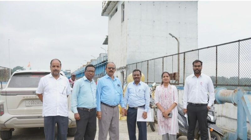 *मिनीमाता हसदेव बांगो बांध का अधीक्षण अभियंता पी.एन.एक्का ने निरीक्षण किया*
